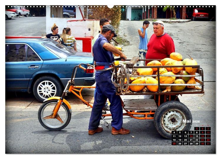 Produktbild: Fahrrad-H&auml;ndler - Handel und Wandel in Havanna (hochwertiger Premium Wandkalender 2026 DIN A2 quer), Kunstdruck in Hochglanz