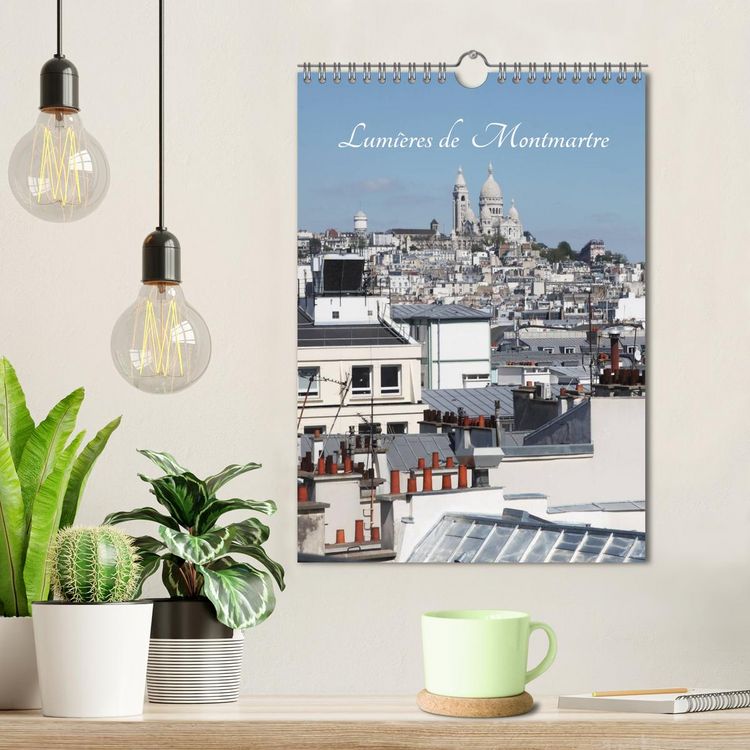 Produktbild: Lumi&egrave;res de Montmartre (Calendrier mural 2026 DIN A4 horizontal), CALVENDO calendrier mensuel