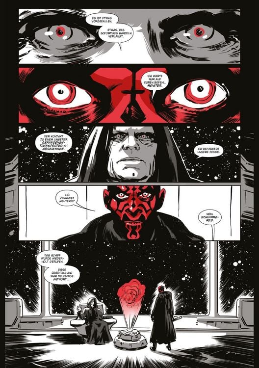 Produktbild: Star Wars Comics: Darth Maul - Schwarz, Wei&szlig; & Rot Deluxe