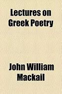 Produktbild: Lectures on Greek Poetry