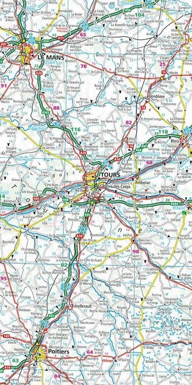 Produktbild: K&uuml;mmerly+Frey Strassenkarte Frankreich 1:1 Mio.