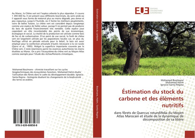 Produktbild: &Eacute;stimation du stock du carbone et des &eacute;l&eacute;ments nutritifs