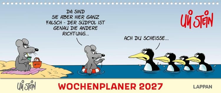 Produktbild: Uli Stein Wochenplaner 2027: Tischkalender