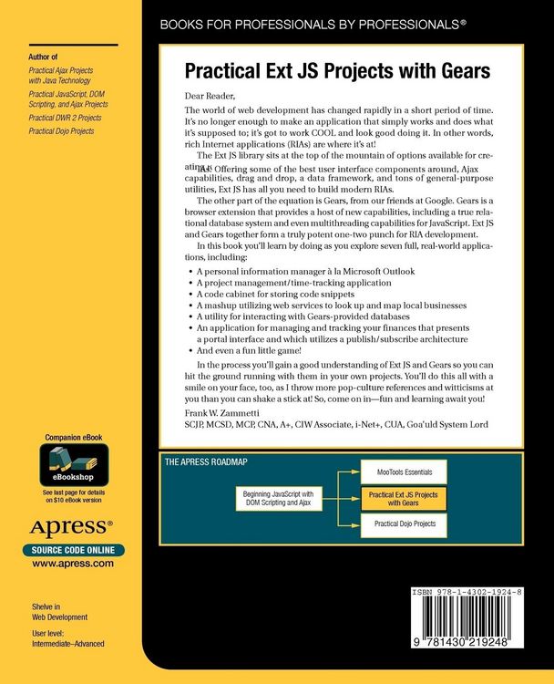 Produktbild: Practical Ext JS Projects with Gears
