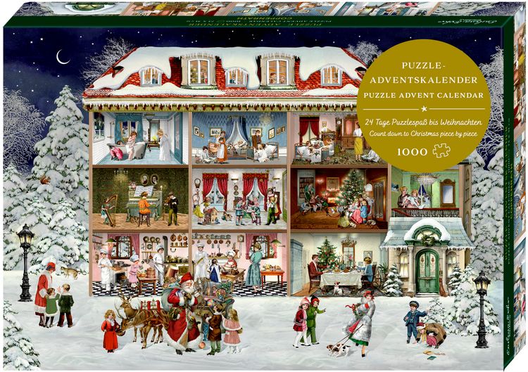 Produktbild: Puzzle-Adventskalender &ndash; Unser wunderbares Weihnachtshaus
