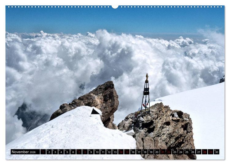 Produktbild: Monte Rosa Classic - Die klassische Tour um das Monte Rosa Massiv (Wandkalender 2026 DIN A2 quer), CALVENDO Monatskalender