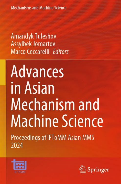 Produktbild: Advances in Asian Mechanism and Machine Science