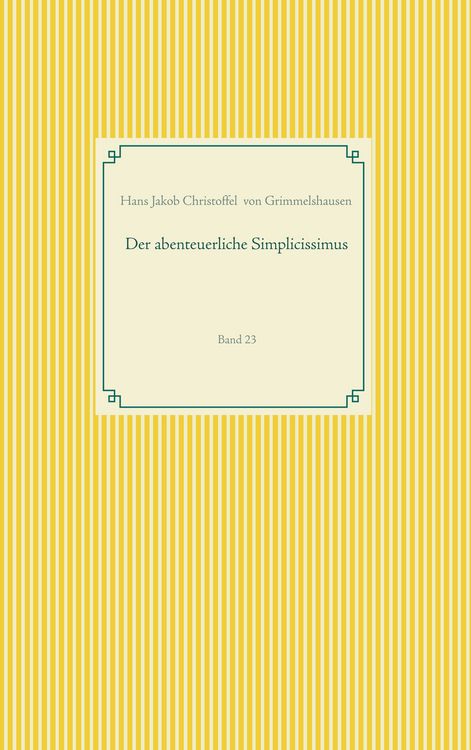 Produktbild: Der abenteuerliche Simplicissimus