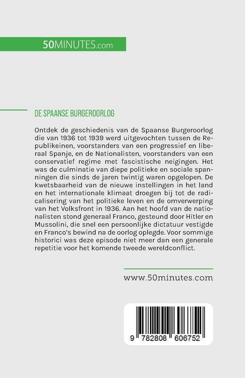 Produktbild: De Spaanse Burgeroorlog