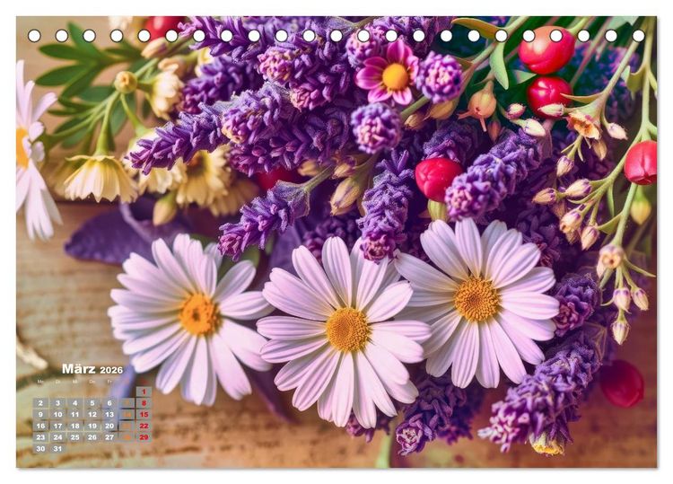 Produktbild: Lavendel f&uuml;r deine Sinne (Tischkalender 2026 DIN A5 quer), CALVENDO Monatskalender