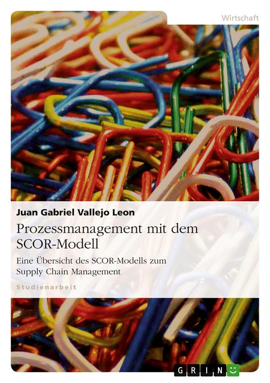 Produktbild: Prozessmanagement mit dem SCOR-Modell