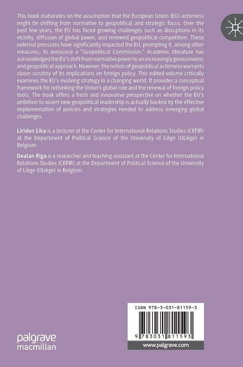 Produktbild: EU Geopolitical Actorness in a Changing World