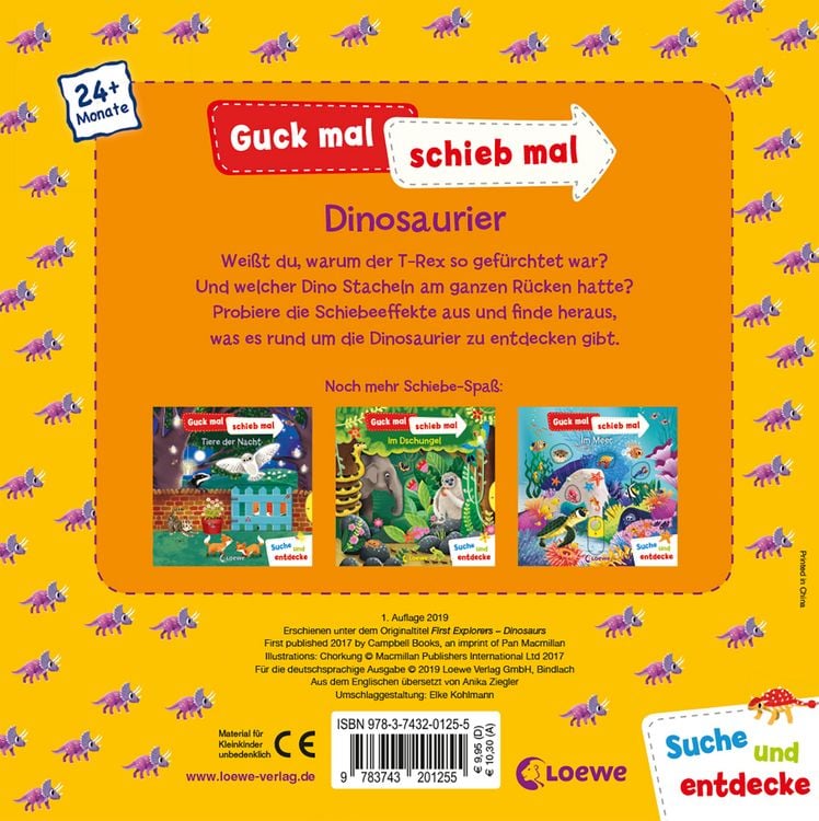 Produktbild: Guck mal, schieb mal! Suche und entdecke - Dinosaurier