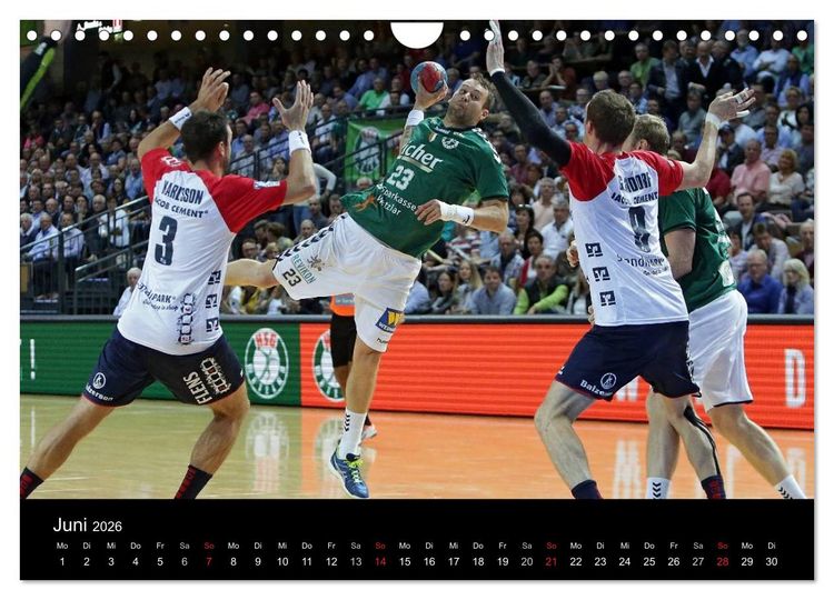 Produktbild: Handball Bundesliga - HSG Wetzlar (Wandkalender 2026 DIN A4 quer), CALVENDO Monatskalender