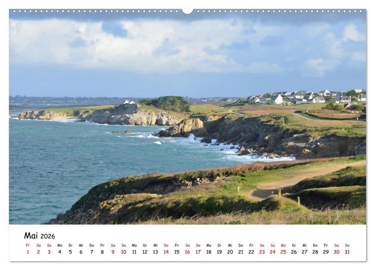 Produktbild: Bretagne. D&eacute;partement Finist&egrave;re - C&ocirc;te des Abers (hochwertiger Premium Wandkalender 2026 DIN A2 quer), Kunstdruck in Hochglanz