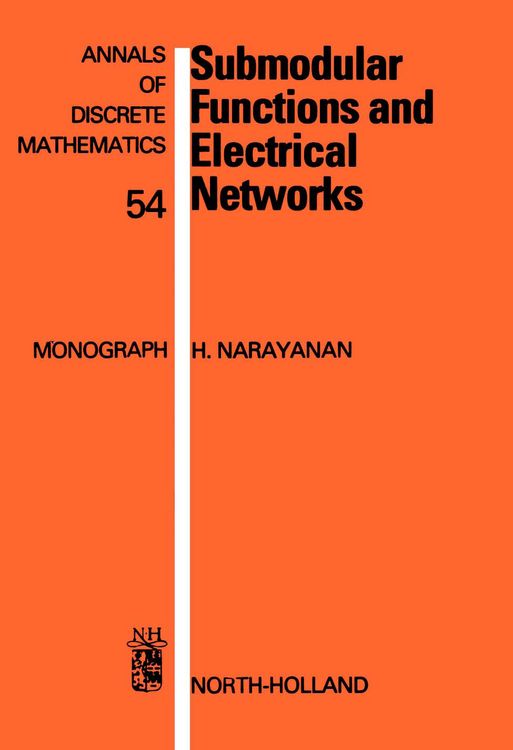 Produktbild: Submodular Functions and Electrical Networks