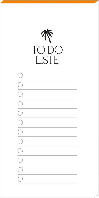 Produktbild: Notizblock - TO DO Liste (I love my Paradise)