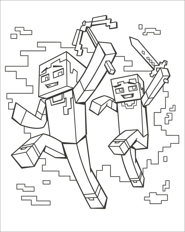 Produktbild: Malbuch f&uuml;r Minecrafter
