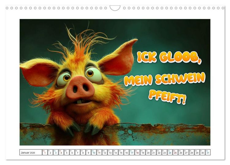 Produktbild: Dit is Berlin, wa? (Wandkalender 2026 DIN A3 quer), CALVENDO Monatskalender