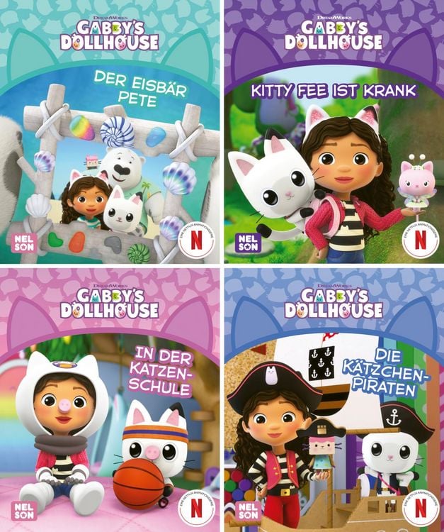 Produktbild: Nelson Mini-B&uuml;cher: 4er Gabby's Dollhouse 9-12