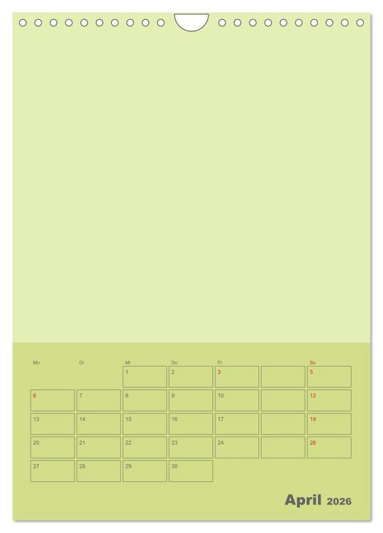 Produktbild: Bastel Terminkalender (Wandkalender 2026 DIN A4 hoch), CALVENDO Monatskalender