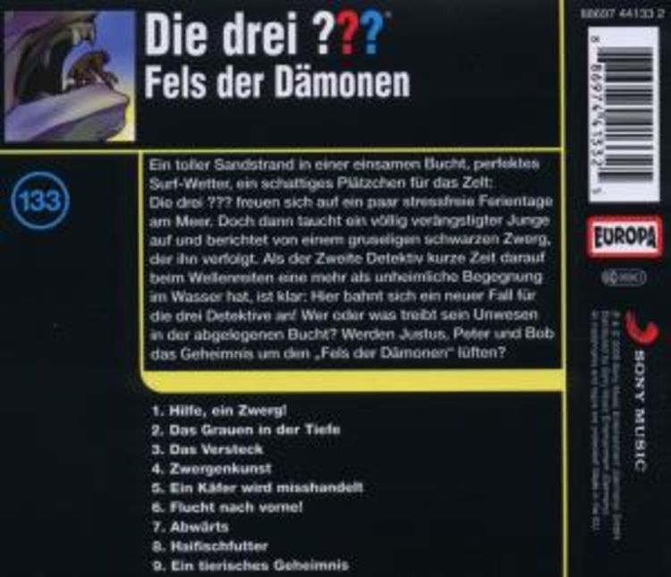 Produktbild: Die drei ??? (133) Fels der Dämonen