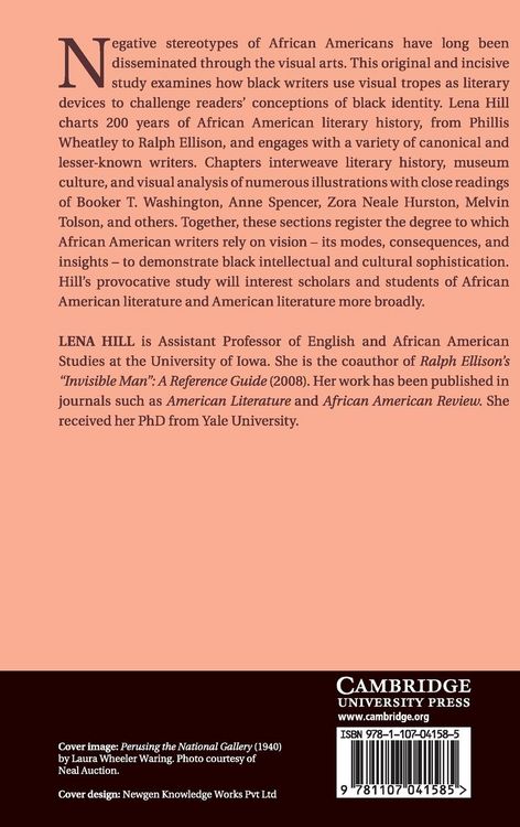 Produktbild: Visualizing Blackness and the Creation of the African American Literary Tradition