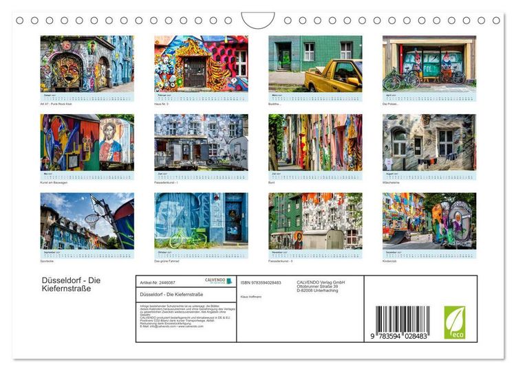 Produktbild: D&uuml;sseldorf - Die Kiefernstra&szlig;e (Wandkalender 2027 DIN A4 quer), CALVENDO Monatskalender