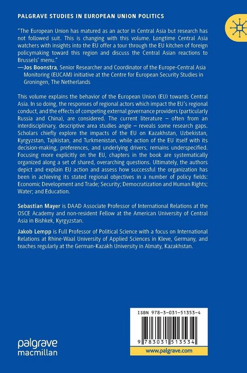 Produktbild: The EU as an Actor in Central Asia