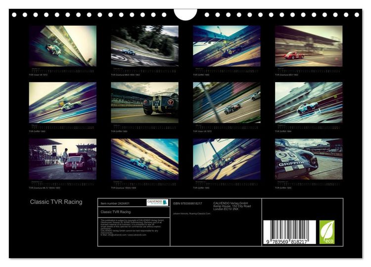 Produktbild: Classic TVR Racing (Wall Calendar 2027 DIN A4 landscape), CALVENDO 12 Month Wall Calendar
