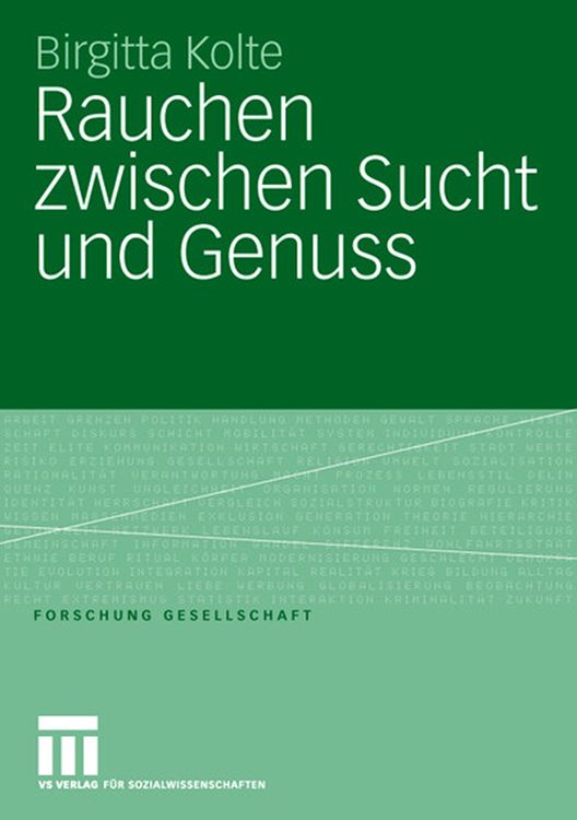 Produktbild: Rauchen zwischen Sucht und Genuss