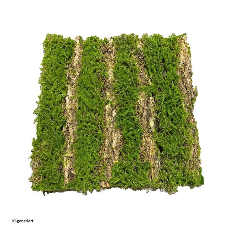 Produktbild: HTI-Living HTI-Living Moosmatte Furche 50 x 50 cm Kunstpflanze Flora