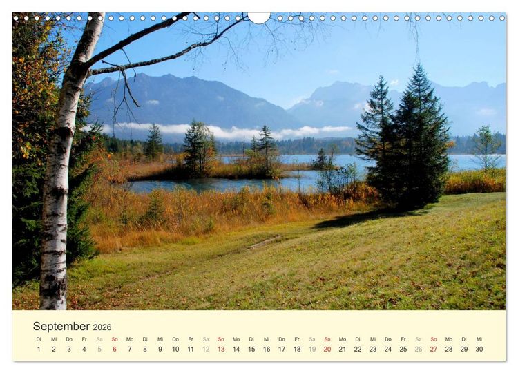 Produktbild: Sch&ouml;ne Landschaften in Deutschland (Wandkalender 2026 DIN A3 quer), CALVENDO Monatskalender
