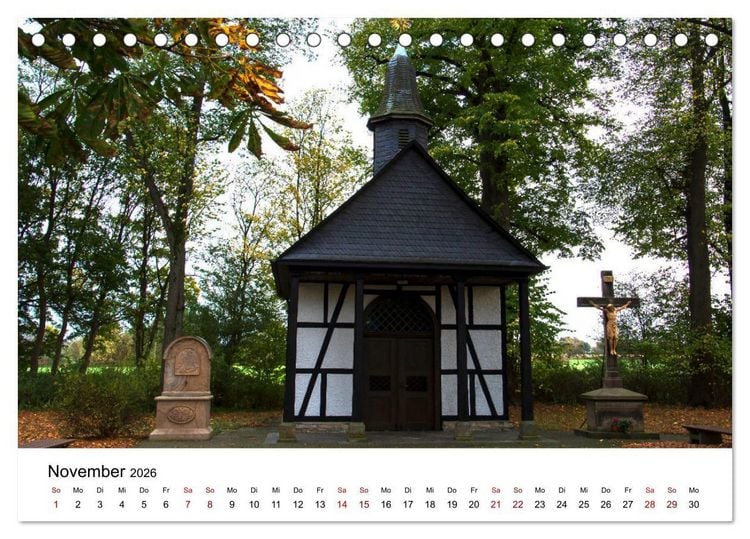 Produktbild: Durch das Paderborner Land (Tischkalender 2026 DIN A5 quer), CALVENDO Monatskalender
