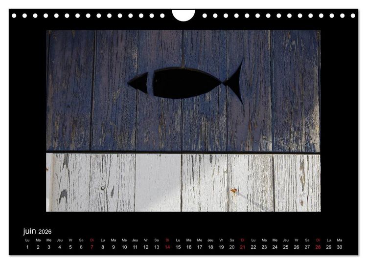 Produktbild: Les Cabanes d'Ol&eacute;ron (Calendrier mural 2026 DIN A4 vertical), CALVENDO calendrier mensuel