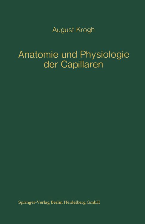 Produktbild: Anatomie und Physiologie der Capillaren