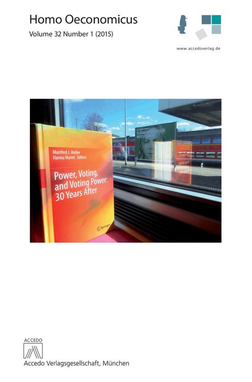 Produktbild: Homo Oeconomicus 32 (1)