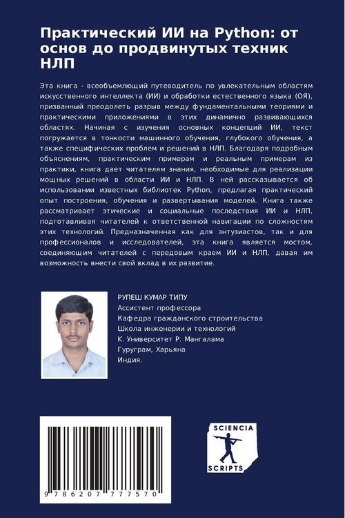 Produktbild: Prakticheskij II na Python: ot osnow do prodwinutyh tehnik NLP