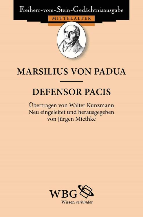 Produktbild: Marsilius von Padua: Defensor Pacis