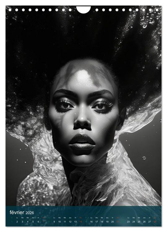 Produktbild: Femmes Aquatiques (Calendrier mural 2026 DIN A4 horizontal), CALVENDO calendrier mensuel