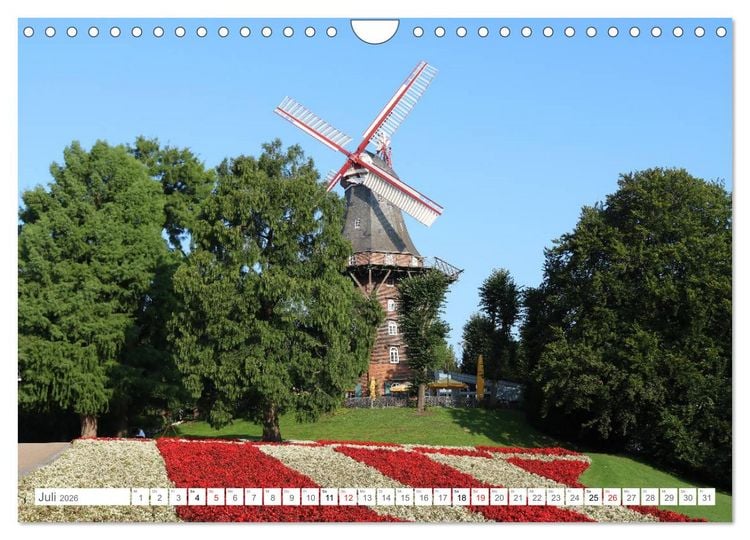 Produktbild: Bremen Heute (Wandkalender 2026 DIN A4 quer), CALVENDO Monatskalender