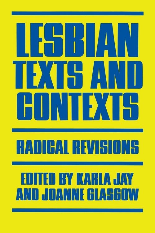 Produktbild: Lesbian Texts and Contexts