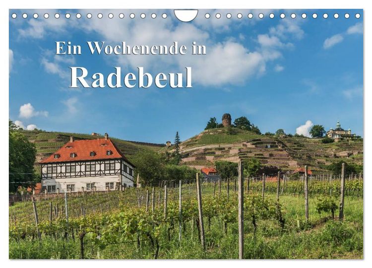 Produktbild: Ein Wochenende in Radebeul (Wandkalender 2026 DIN A4 quer), CALVENDO Monatskalender