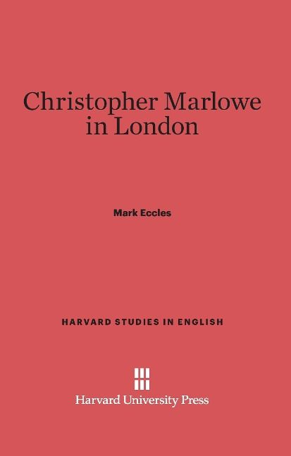 Produktbild: Christopher Marlowe in London