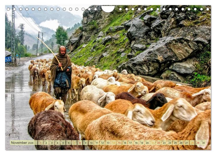 Produktbild: Reise durch Asien - Pakistan (Wandkalender 2026 DIN A4 quer), CALVENDO Monatskalender