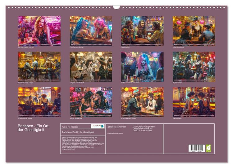 Produktbild: Barleben - Ein Ort der Geselligkeit (Wandkalender 2026 DIN A2 quer), CALVENDO Monatskalender