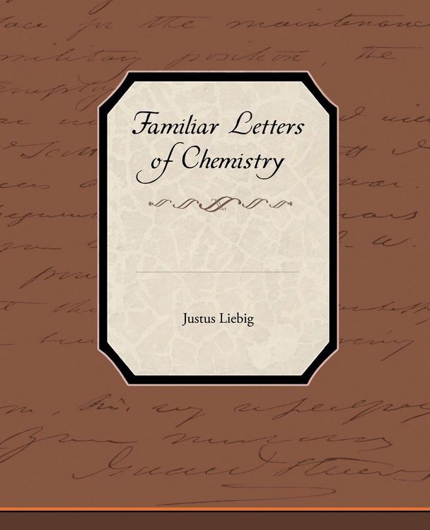 Produktbild: Familiar Letters of Chemistry