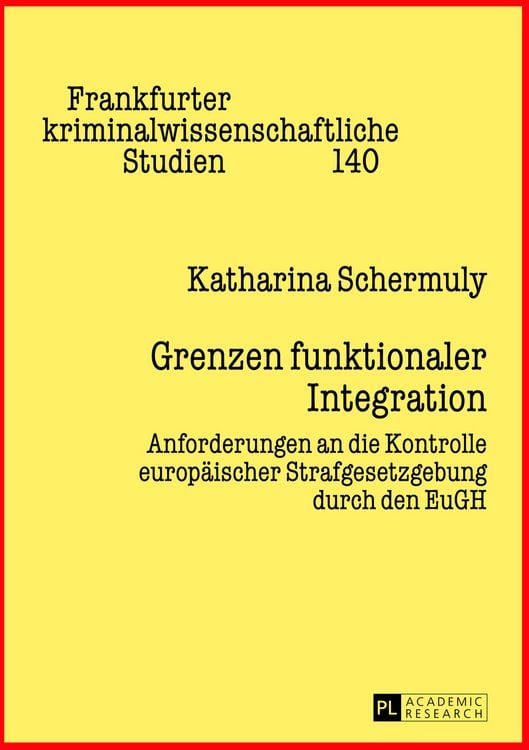 Produktbild: Grenzen funktionaler Integration