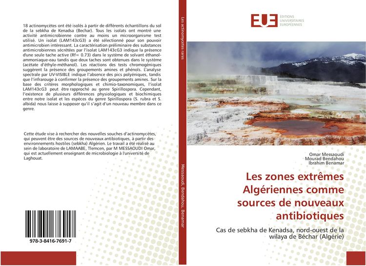 Produktbild: Les zones extr&ecirc;mes Alg&eacute;riennes comme sources de nouveaux antibiotiques