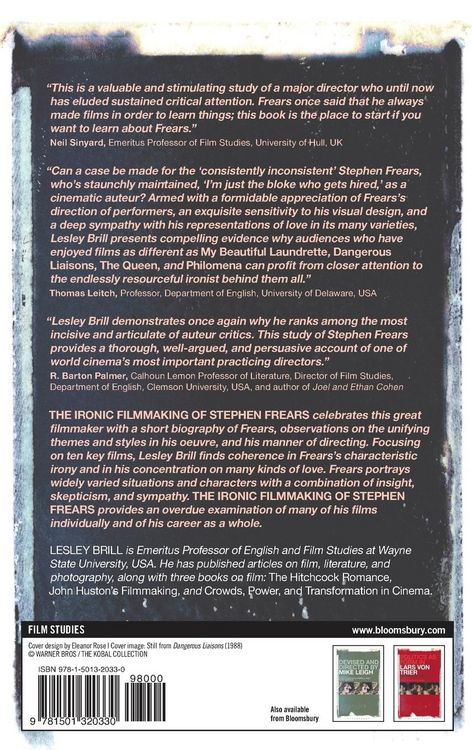 Produktbild: The Ironic Filmmaking of Stephen Frears